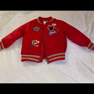 Kids Minnie Mouse bomber jacket